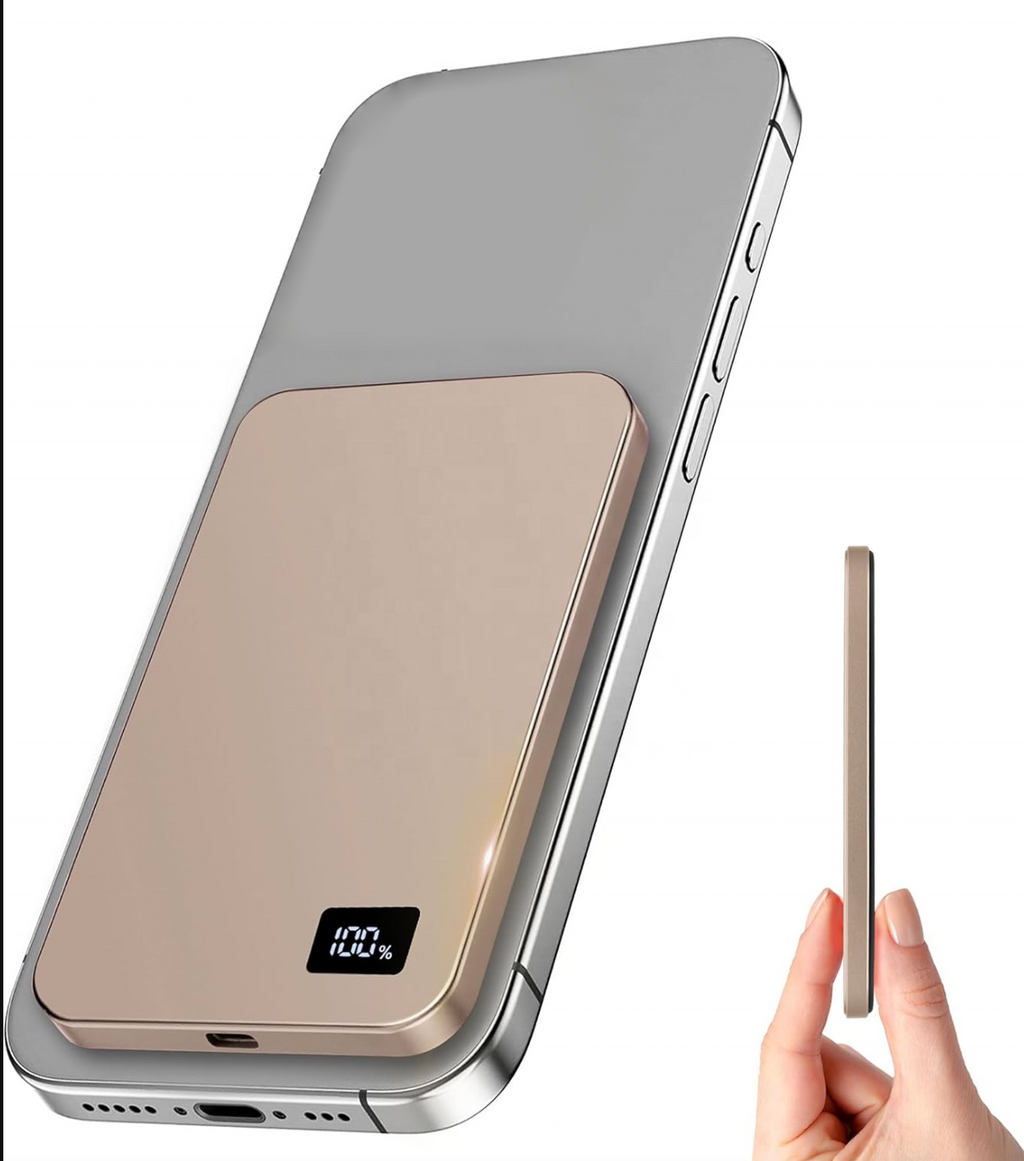 Ultra-Thin Magnetic Wireless Power Bank 10,000mAh
