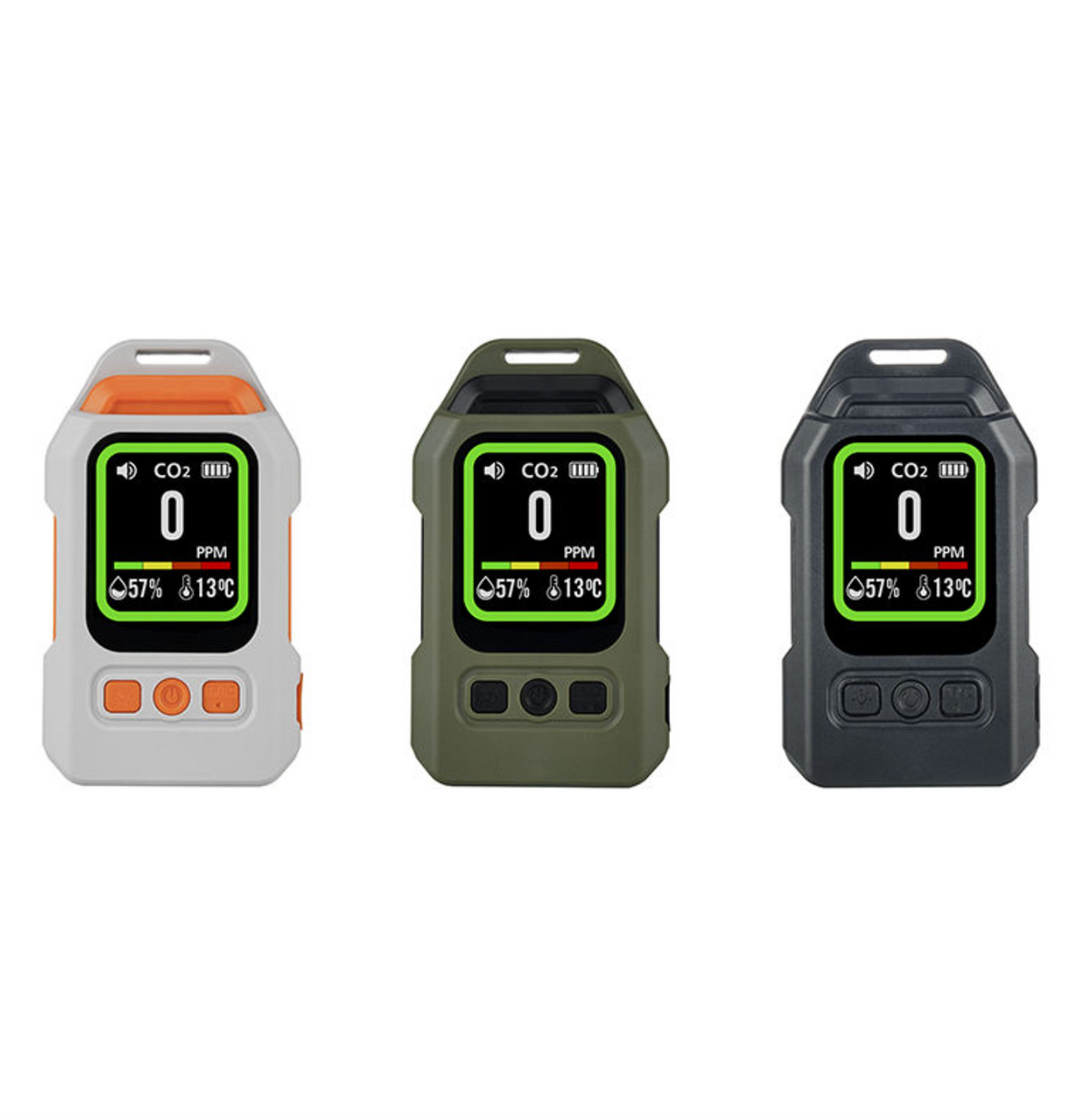 Portable Mini Carbon Monoxide (CO) Detector with Flashlight & Magnetic Back