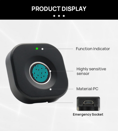 20-Piece Fingerprint Biometric Cabinet Locks