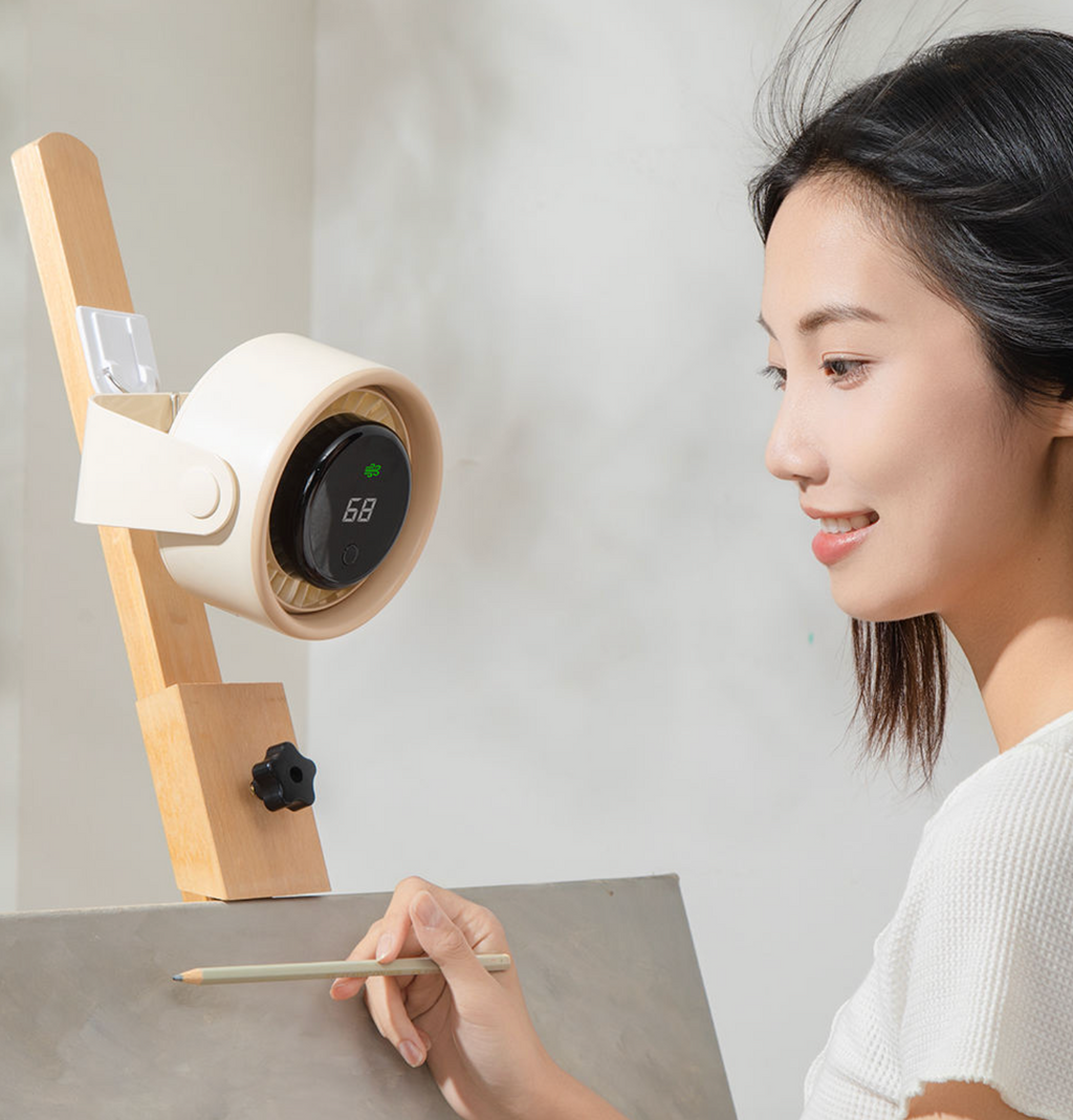 3000mAh Rechargeable Mini Desk Fan