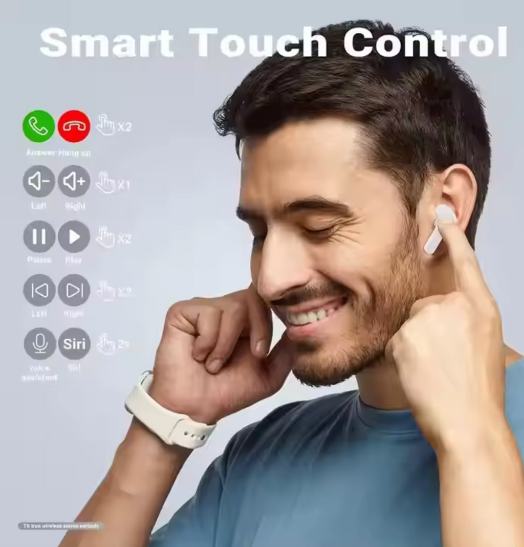HiFi TWS Wireless Earbuds with ANC/ENC