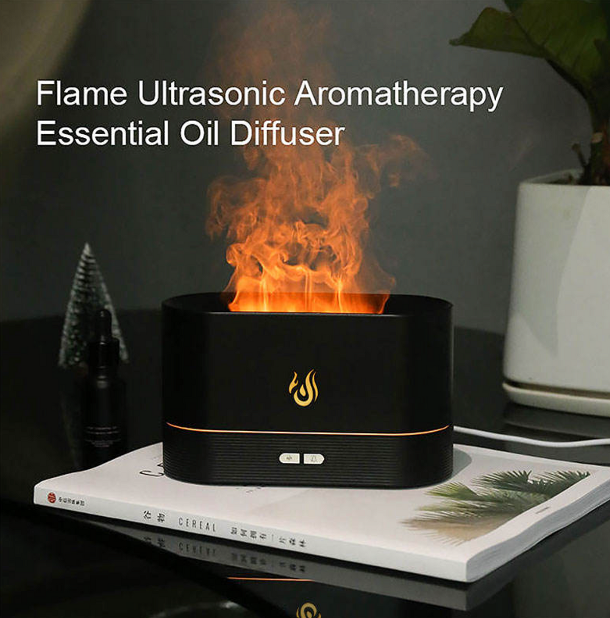 Electric USB Flame Aroma Diffuser
